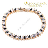 Luxury Clear&black Bracelet/ Avas Collection Chain & Link Bracelets