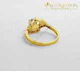 0.8 Ct Round Cut- 10Kt Yellow Gold Rings