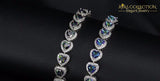 Mystic Light Blue Crystal Love / Avas Collection Bracelet Chain & Link Bracelets