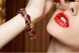 18Kt Rose Gold Filled Multi Stones / Avas Collection Bracelet Strand Bracelets