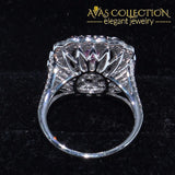 Sparkling Luxury Pink Ring Rings