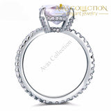 5 Carat Cushion Cut Rings
