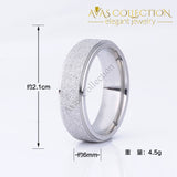 Titanium Steel Ring /black /rose /gold /silver Frosted Rings