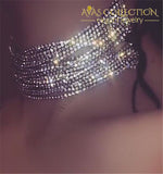 Hot Luxury Rhinestone Choker Statement Necklace - Avas Collection