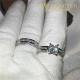 Stunning 2 In 1 Engagement Ring Set Rings