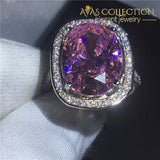Big Oval Cut Fancy Ring Rings