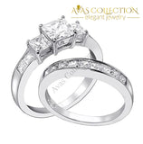 Matching Wedding Couple Ring Set Rings