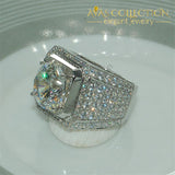 Luxury 4Ct White Gold Filled Ring Rings