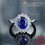 2Ct Oval Cut Ring Rings
