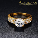 2 Carat Engagement Ring Gold Filled - Avas Collection