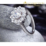 Floral 1 Ct Ring Rings