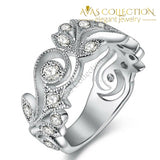 Choucong 2019 Eternity Promise Ring 925 Sterling Silver Aaaaa Zircon Cz Engagement Wedding Band