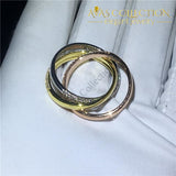 3-In-1 Finger Eternity Ring -R533 Engagement Rings