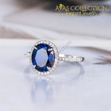 Blue Oval Ring -B2411 Rings