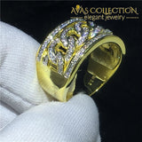 Hiphop Iced Out Mens Ring Rings