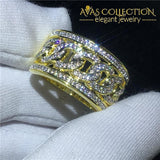 Hiphop Iced Out Mens Ring Rings