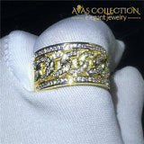 Hiphop Iced Out Mens Ring Rings