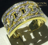Hiphop Iced Out Mens Ring 10 Rings