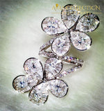 Fine Big Flower Ring Engagement Rings