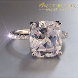 Promise Ring Cushion Cut 7Mm Engagement -R639 Rings