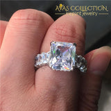 Luxury Princess Cut Ring 6Ct Engagement Wedding Band -Lr566 Rings