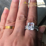 Luxury Princess Cut Ring 6Ct Engagement Wedding Band -Lr566 Rings