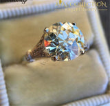 Choucong Solitaire Ring 2Ct Aaaaa Cz 925 Sterling Silver Engagement Wedding Band Rings For Women