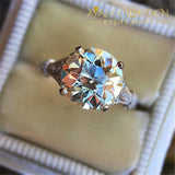 Choucong Solitaire Ring 2Ct Aaaaa Cz 925 Sterling Silver Engagement Wedding Band Rings For Women