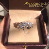 Stunning Limited Edition Eternity Band Promise Ring 11Pcs Oval-R636 Engagement Rings