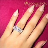 Stunning Limited Edition Eternity Band Promise Ring 11Pcs Oval-R636 Engagement Rings