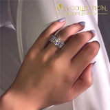 Stunning Limited Edition Eternity Band Promise Ring 11Pcs Oval-R636 Engagement Rings