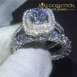 3ct Classy Wedding Ring Set - Avas Collection