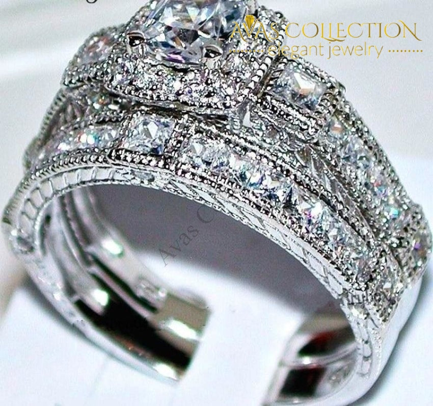 Luxury Female Vintage Wedding Rings For Women-SMT3831 – Avas