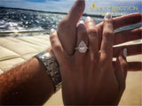 Water Drop Promise Ring 3Ct Engagement Rings