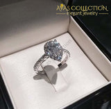 Water Drop Promise Ring 3Ct Engagement Rings