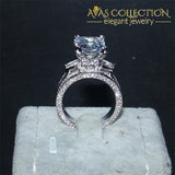 Luxury 10ct Eiffel Tower Engagement Ring - Avas Collection