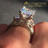 Luxury 10ct Eiffel Tower Engagement Ring - Avas Collection
