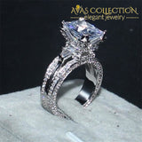 Luxury 10ct Eiffel Tower Engagement Ring - Avas Collection