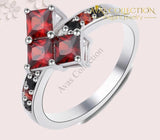 Red Poker Shape Joker Ring - Avas Collection