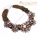 Handmade Acrylic Resin Bead Necklace Choker Necklaces