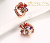 Flower Earrings Clip