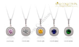 Beautiful Pendant- 10Kt White Gold Filled Pendant Necklaces