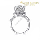 4Ct Flower Crown Ring Design Rings