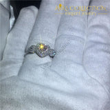 Heart Shape Pink Promise Ring Rings