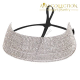 Hot Luxury Rhinestone Choker Statement Necklace - Avas Collection