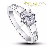 1.25 Carat Round Cut Engagement Ring Rings