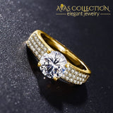 2 Carat Engagement Ring Gold Filled - Avas Collection