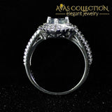 Heart Cut Promise Ring Rings