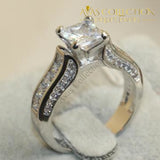 Princess Cut 3 In 1 Ring Set Rings