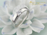 His And Hers Simple Classy Set Rings